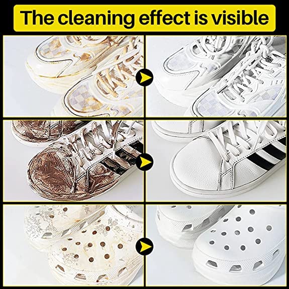 Hexagon Inr Sneaker & Shoe Cleaner Wipes - 1 Packs of 80 - Portable Sneakers Cleaner Shoe Wipes Quickly Remove Dirt & Stains - These Disposable Shoe Cleaning Wipes Can Be Used On Most Footwear